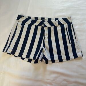a.n.a twill shorts navy stripes
